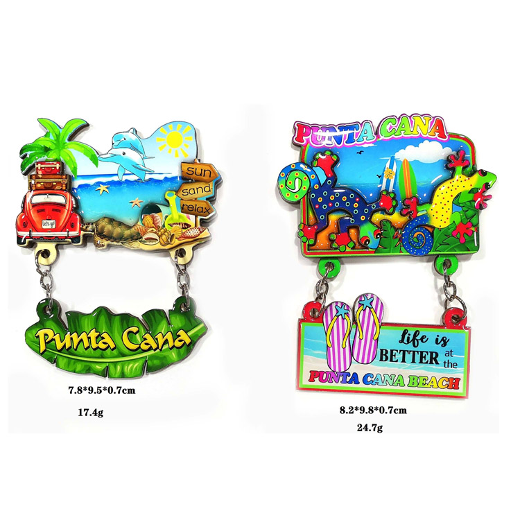 تھری ڈی مرضی کے مطابق بحیرہ روم کے ڈیزائن سووینئر فرج مقناطیس