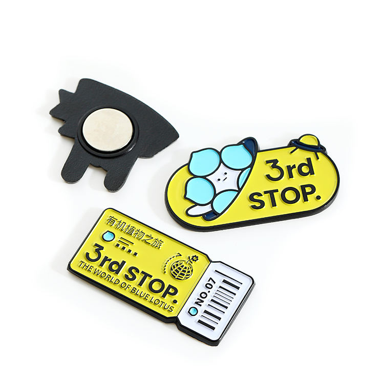 تھری ڈی یو ایس اے پیاری سویونیر ایموبسڈ کسٹم میٹل فرج مقناطیس