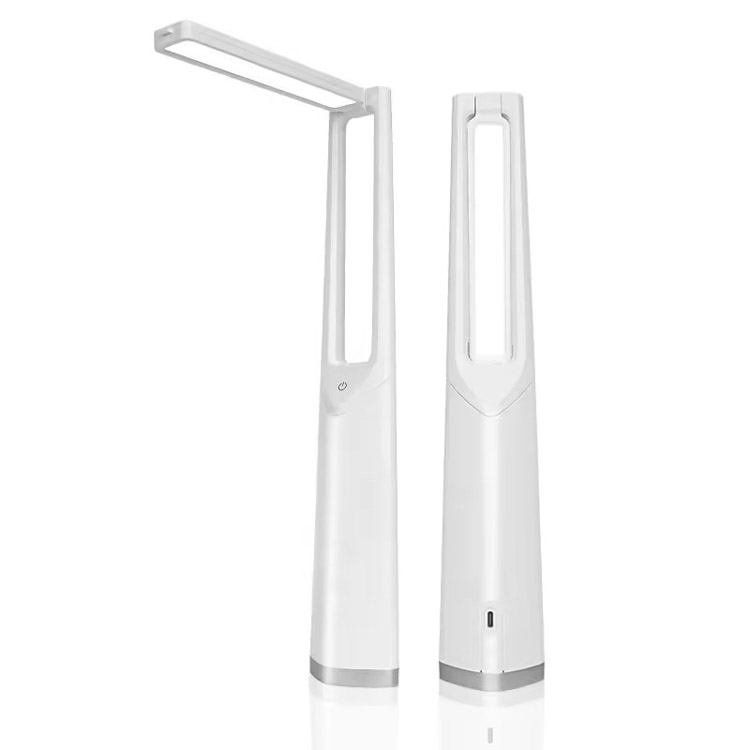 ایڈجسٹ ایبل فولڈنگ USB C ریچارج ایبل کم سے کم ڈیسک لیمپ
