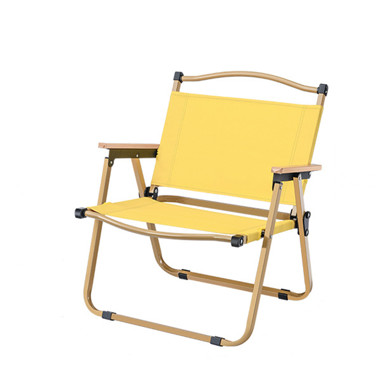 اعلی معیار کا ہلکا پھلکا سٹینلیس سٹیل فولڈ ایبل کیمپنگ کرسی