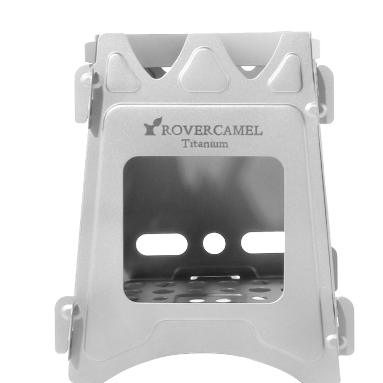 پورٹیبل کیمپنگ لکڑی کا چولہا ٹائٹینیم لکڑی برنر