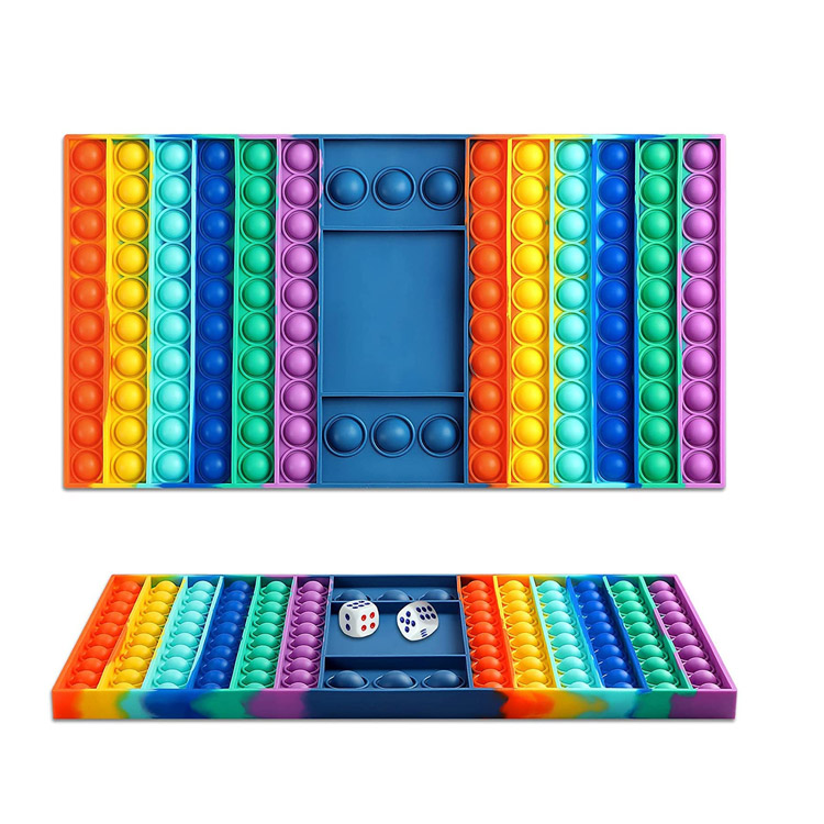 سلیکون پاپنگ بلبلا بورڈ کھیل ہی کھیل میں Fidget کھلونا