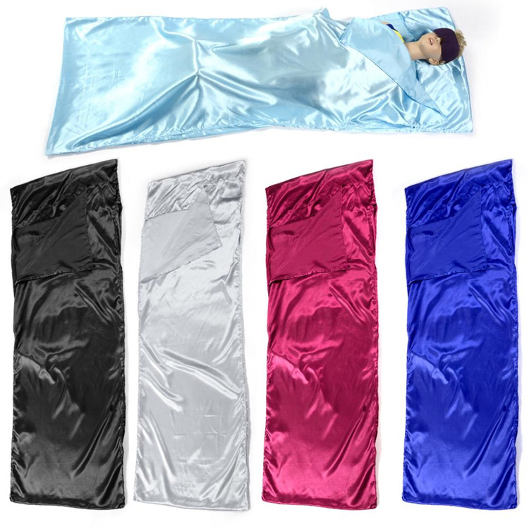 تھوک 2025 آرام دہ لفافہ اسٹائل ریشم سلیپنگ بیگ